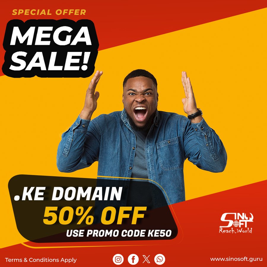 Mega Sale on .KE Domain